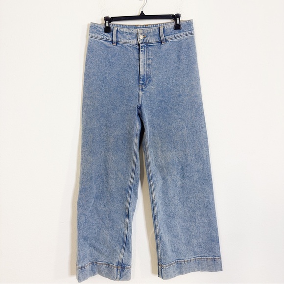 & other stories wide cropped denim jeans - Picture 4 of 7